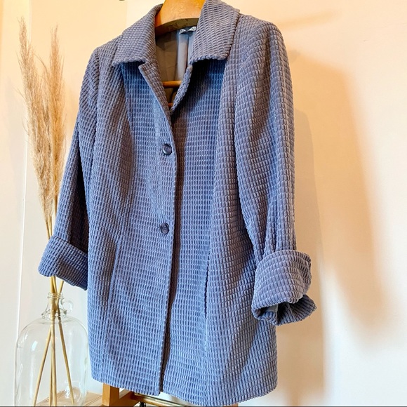 Vintage Ingenuity Blazer Jacket | Dusty Blue 💫 - Picture 3 of 6